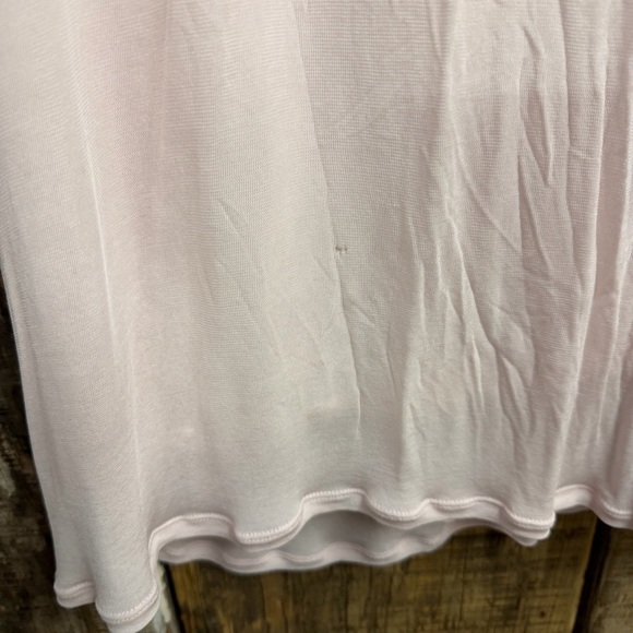 HELSA Sheer Knit Layered Maxi Skirt ballet pink sheer jersey As Is Revolve M - Picture 6 of 7